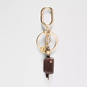 Lululemon Everywhere Belt Bag Charm Keychain goodnight plum gold dark purple